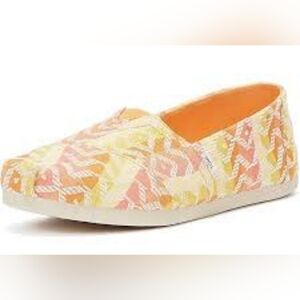 TOMS Classic Alpargata Ortholite Slip-On Flat, Size 10, NWT